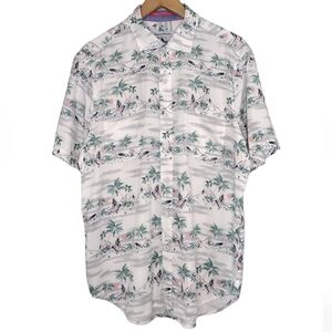 Tommy Bahama Men's Tropical Hawaii Short Sleeve Button Down Shirt Size M
